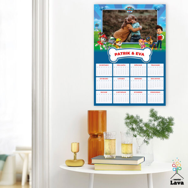 Paw Patrol kalendar