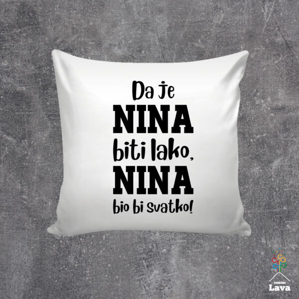 Da je Nina biti lako, Nina bi bio svatko!
