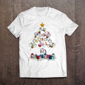 bicikli drvce božićna majica