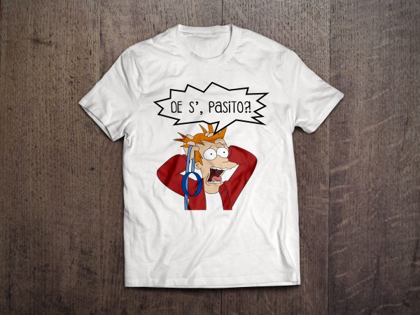 de s pasito majica bijela