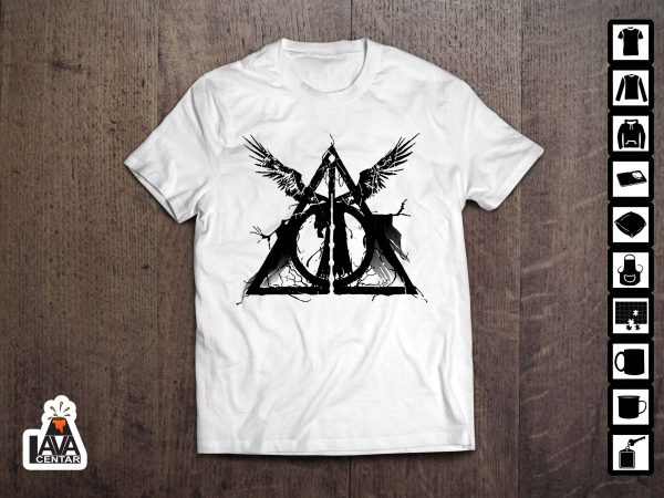 deathly hollows harry potter majica