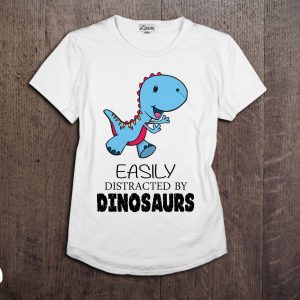 easily distracted by dinosaurs majica