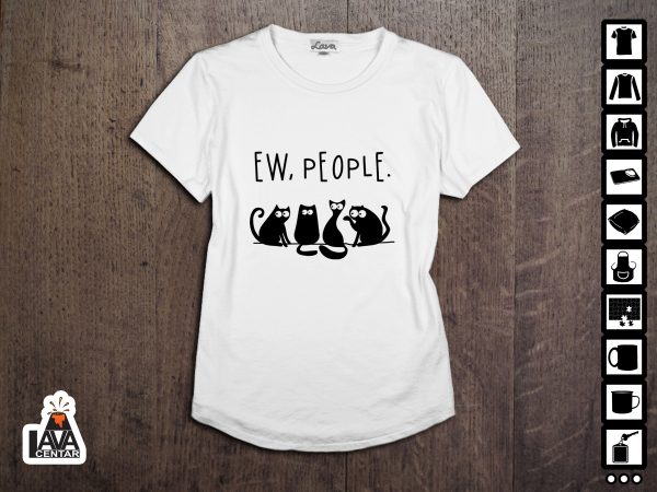 ew people mačke majica