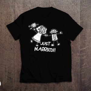 just married majica crna