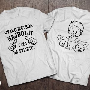 ovako izgleda najbolji tata na svijetu majica