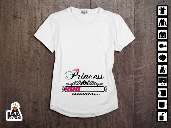 princess loading majica
