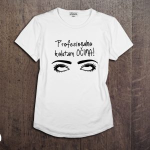 profesionalno kolutam očima majica
