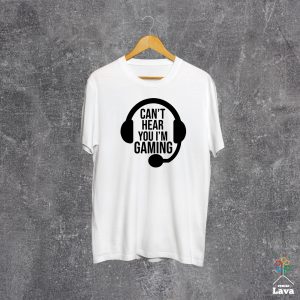 cant' hear you i'm gaming majica