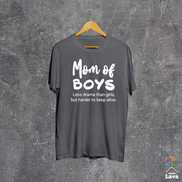 mom of boys majica