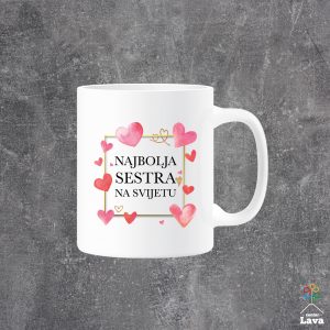najbolja sestra na svijetu šalica