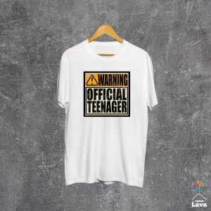 warning official teenager majica