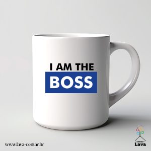 i am the boss šalica